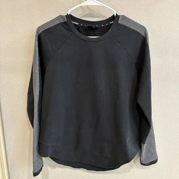 THE UPSIDE WOMENS KELELA TOP Black Gray Size:Small Size 6 - Picture 1 of 2
